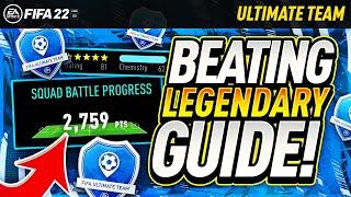 FIFA 22 - HOW TO BEAT LEGENDARY SQUAD BATTLES!! (TIPS & TRICKS)