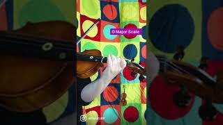 G major scale on the violin  #violin #violinist #music #classical #classicalmusician #shorts