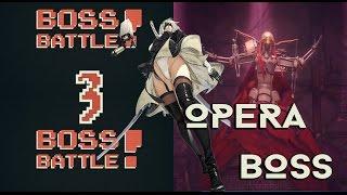 Nier Automata Boss Fight #3 Opera Boss