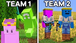 Minecraft Manhunt, But There's Teams REMATCH