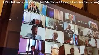 Music Video: "UN Guterres On Zoom, But Inner City Press Was In the Room," by Matthew Russell Lee