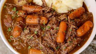 Super EASY Melt In Your Mouth Pot Roast Recipe | How To Make Pot Roast