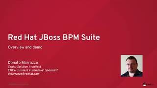 Red Hat JBoss BPM Suite Overview and Order Management Demo