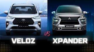 Mitsubishi Xpander vs Toyota Veloz  | Detailed Comparison | Interior, Exterior, Powertrain & More!