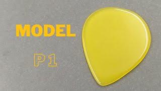 Stone Pick Guitar, Agate Pick: MOD P1 Giallo