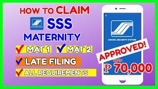 How to Apply SSS Maternity Benefit - SSS MAT 1, MAT 2, Maternity Late Filing Online