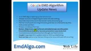 Google EMD Algo Update Video-002 - Oct 02