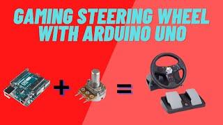 How To Make Gaming Steering Wheel Wth Arduino Uno || Game Controller || #11 Arduino Project