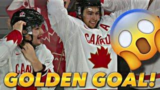 DYLAN GUENTHER GOLDEN GOAL FOR TEAM CANADA!