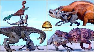 Scorpios Rex Death Animations by All Dinosaurs in Dominion Malta Island  Jurassic World Evolution 2