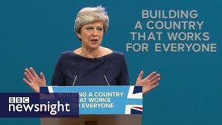 Theresa May’s ‘extraordinary’ conference speech - BBC Newsnight