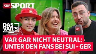 Der VAR mischt sich im Public Viewing unter die Fans. «Das VAR’s» EURO Special Folge 5 | SRF Sport