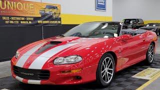 2002 Chevrolet Camaro SS 35th Anniversary Convertible | For Sale $36,900