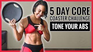 High Intensity Deep Core Workout using a Core Coaster Burn Belly Fat