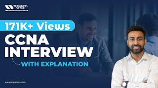 CCNA Live interview with explanation | Network kings