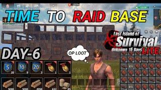 LAST ISLAND OF SURVIVAL LITE GAMEPLAY VIDEOS | Time To Raid Base | Last day rule survival lite