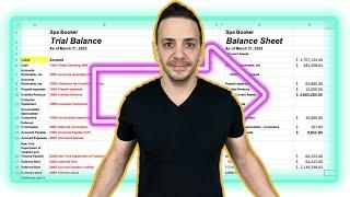 Transform a Trial Balance into a Balance Sheet ️