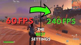 4 Quick Tips To BOOST FPS In Fortnite!  (Huge FPS Boost)