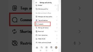 Instagram Par Comment Kaise Band Kare | How To Off Comment In Instagram | #sorts #viral #tech