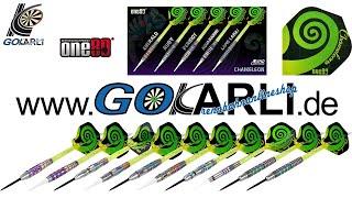 one80 Steeldarts & Softdarts Chameleon 2022 Emerald, Ruby, Aquamarine, Lapis Lazuli 90% Tungsten