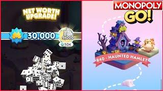 Monopoly Go: 30,000 Net Worth Upgrade Done  - 840 Level City Upgrade Done  #monopolygo #monopoly