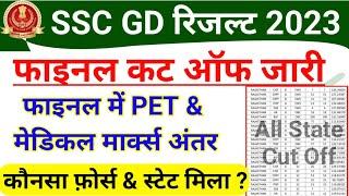 SSC GD 2022 All State Final Cut Off Out | SSC GD 2023 Final Result में PET से कितने मार्क्स बढ़े