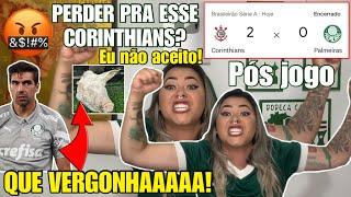  VERGONHA! ESTOU MUITO BRAVA! INACREDITÁVEL! PÓS JOGO: COR 2 X 0 PAL