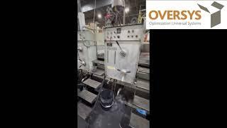 OVERSYS U70071024 EMBA 170 3 COLOR FLEXO FOLDER GLUER WITH CORNER STACKER /STRAPPING MACHINE