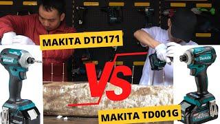 Máy Vặn Vít Dùng Pin Makita 40V TD001G vs Makita DTD171