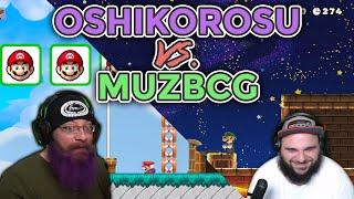 OSHIKOROSU Vs. MUZBCG! | Super Mario Maker 2 - Expert GSA Format Race with Oshikorosu & MuzBCG [1]