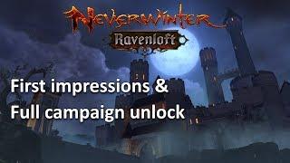 Neverwinter: First Impressions & play through RavenLoft mod 14