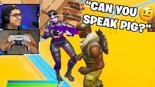 I Pretended I didn't have a Mic... | BrockPlaysFortnite