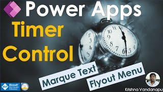 Timer Control in Power Apps