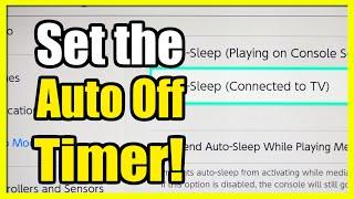 How to Set Auto Off Timer on Nintendo Switch (Auto Sleep)