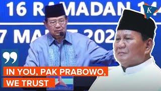 SBY Titip Pesan ke Prabowo soal Perubahan dan Perbaikan Sistem Pemilu