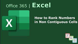How to Rank Numbers in Non-Contiguous Cells in Excel - Office 365