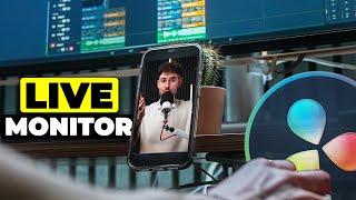 USE your PHONE as MONITOR in Davinci Resolve 18 | Dual Screen Editing