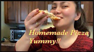 Homemade Pizza || Quick & Easy na Hapunan || LydiaSMtime