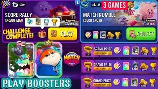 ARCADE Man Score Rally Solo Challenge 1100 Score/ (3 Games Match Rumble) Color Crush+Rainbow 