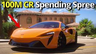 100,000,000 Credit SPENDING SPREE In Forza Horizon 5!