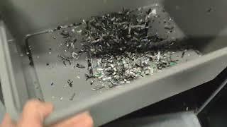 How to destroy electronic and optical data carriers? See the ProDevice OMS130 shredder