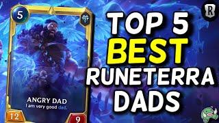 Top 5 Best Fathers in Units in League of Legends Universe! || #LegendsOfRuneterra #LoR ​#League