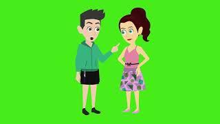 Green Screen Animation Character Video NoCopyright Animation Green Screen Cartoon Actor Green Screen