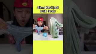 Kaget Slime bisa jadi besar ! #shorts Nasya kaila nazifah