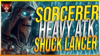 Eso Sorcerer Build | One Bar | Heavy ATK | Shock Lancer ️