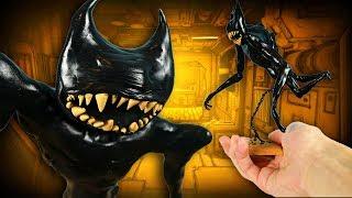 Making BEAST BENDY from Bendy and the Ink Machine Chapter 5 in POLYMER CLAY!