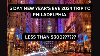 NYE Trip to Philly from FL - 5 Days for Less than $500?  Plus I Scored $1800 in Gift Cards for FREE!