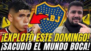 ¡NOTICIA BOMBA! ¡REFUERZO INESPERADO! ¡LOS HINCHAS ENLOQUECEN! NOTICIAS DE BOCA JUNIORS HOY