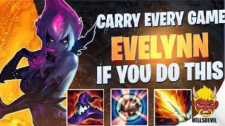 WILD RIFT | CARRY EVERY GAME WITH EVELYNN IF YOU DO THIS! | Evelynn Gameplay | Guide & Build