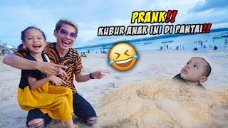 PRANK KUBUR ABI DI PANTAI‼️ NANGIS GAK YA wkwkwk